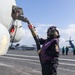 USS Gerald R. Ford (CVN 78) Sailor Fuels Aircraft