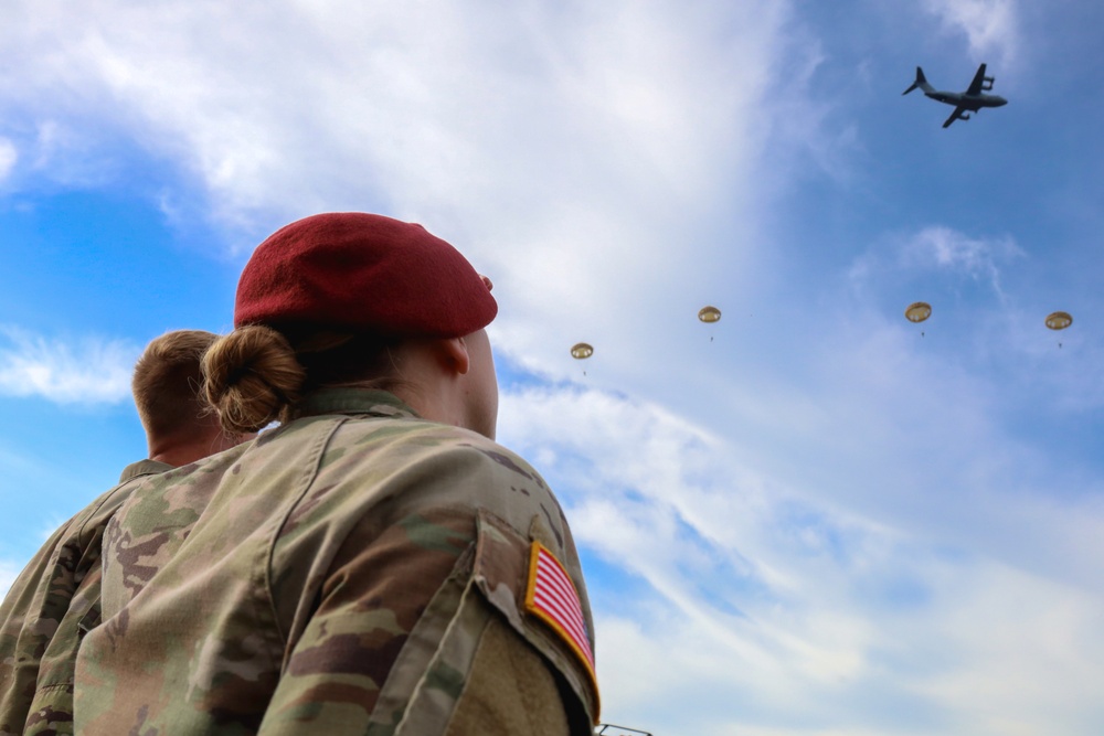5th QM Commander Watches Airborne Tribute Unfold at Market Garden Commemoration