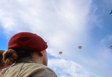 5th QM Commander Watches Airborne Tribute Unfold at Market Garden Commemoration