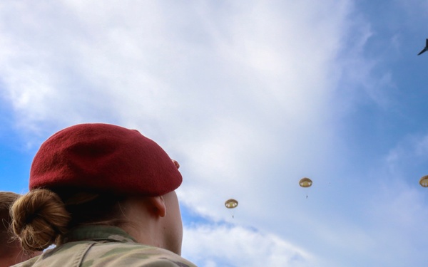 5th QM Commander Watches Airborne Tribute Unfold at Market Garden Commemoration