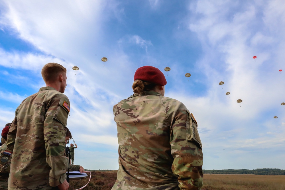 U.S. and Partner Nations Mark Anniversary of Operation Market Garden with Joint Jump