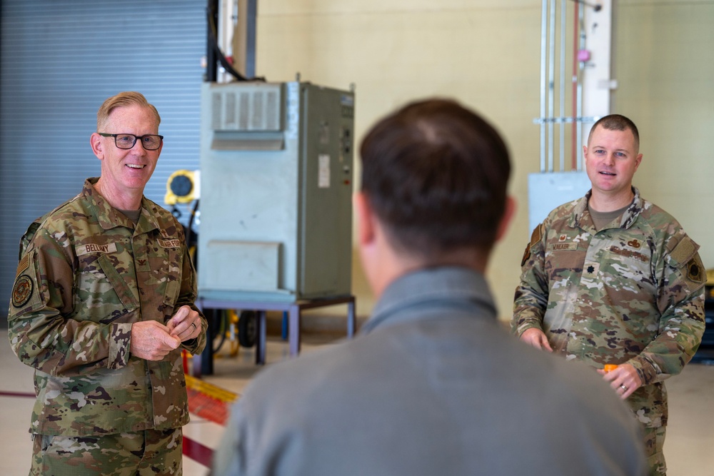 AMC chaplain visits Fairchild AFB