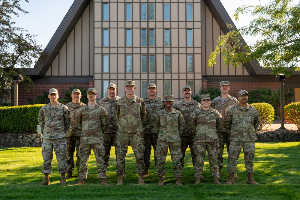 AMC chaplain visits Fairchild AFB