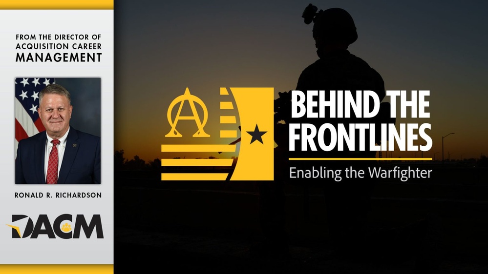 From the Army DACM: Announcing Behind the Frontlines