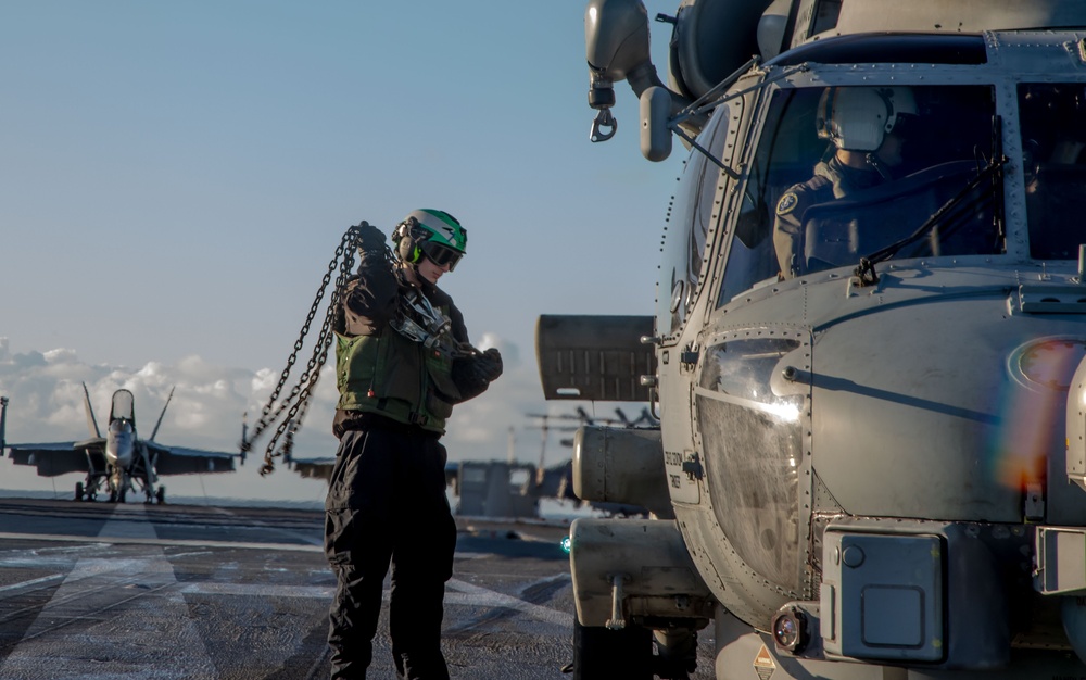 HSM-70 Sailor Prepares for Flight Operations