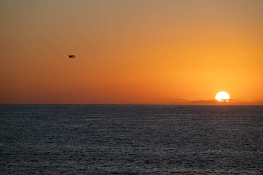 USS Arlington (LPD 24) Conducts MH-60S Seahawk Flight Operations During UNITAS 2025