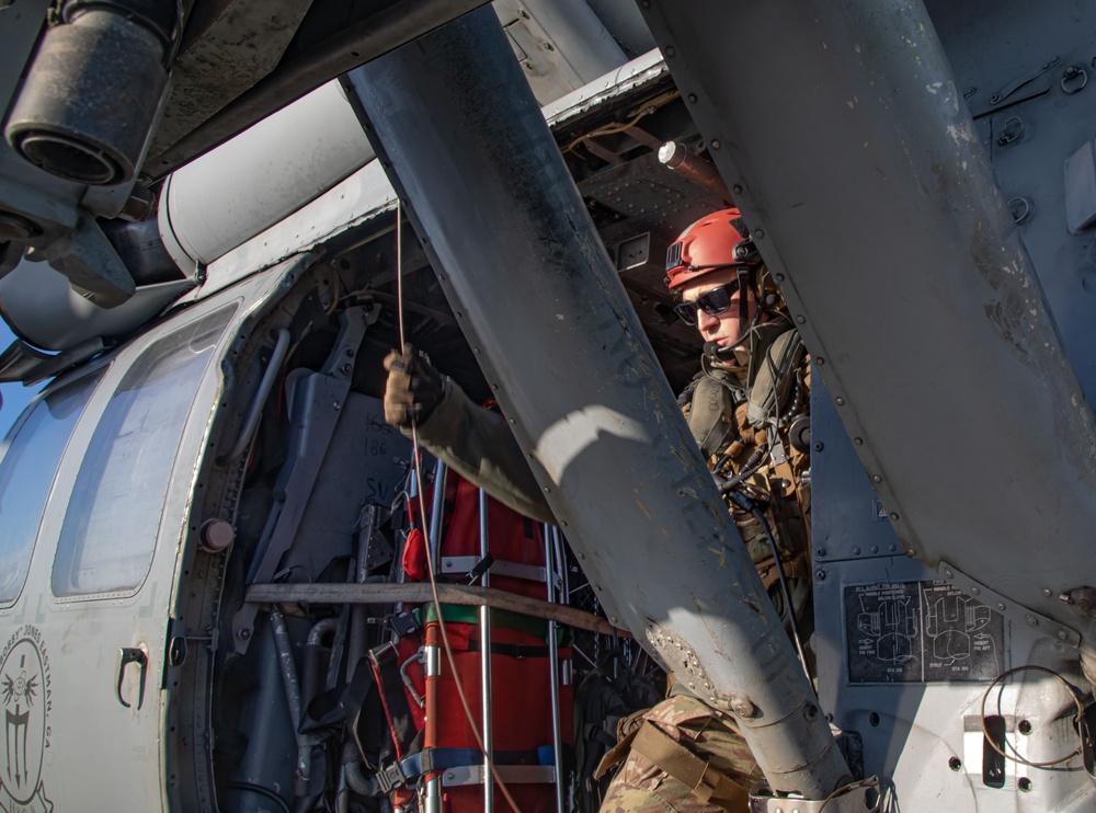 HSC-9 Sailor Prepares for Helicopter Operations