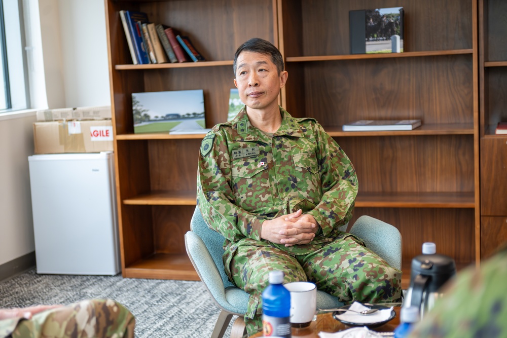Maj. Gen. Major General Aktisugu Kimura, Director General, C4 Systems visits the War College