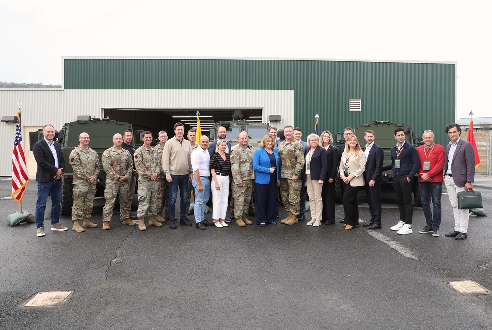 Lithuanian defense delegation visits Fort Indiantown Gap drone facility