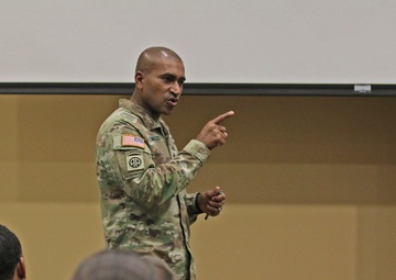 Ordnance Leaders visit 593d CSC Soldiers