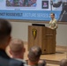 Lieutenant General Sir C.S. Collins, speaks to USAWC students during the Kermit Roosevelt Lecture Series 2025