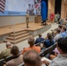 Lieutenant General Sir C.S. Collins, speaks to USAWC students during the Kermit Roosevelt Lecture Series 2025