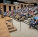 Lieutenant General Sir C.S. Collins, KBE DSO speaks to the USAWC Class of 2026 during the Kermit Roosevelt Lecture Series