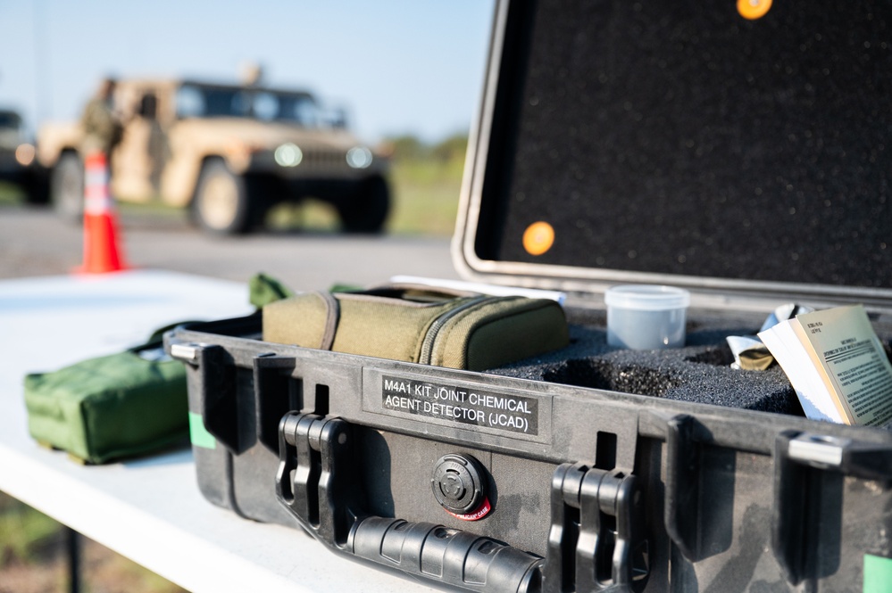 Cleaning up the battlefield: Altus Airmen take on CBRN training with Fort Sill