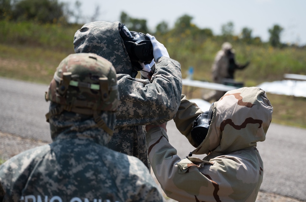 Cleaning up the battlefield: Altus Airmen take on CBRN training with Fort Sill