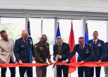 Ribbon Cutting Ceremony for 183d Wing Base Civil Engineer Complex