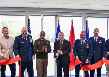 Ribbon Cutting Ceremony for 183d Wing Base Civil Engineer Complex