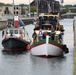 Seneca Chief Navigates Black Rock Lock for Erie Canal Bicentennial