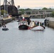 Seneca Chief Navigates Black Rock Lock for Erie Canal Bicentennial