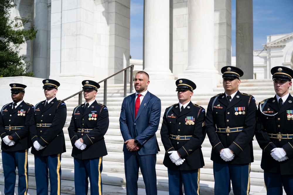 Washington Commanders Tight End Zach Ertz Visits ANC