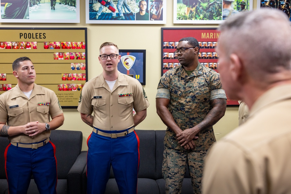 Commandant, Gen. Eric M. Smith visits RSS Gulfport