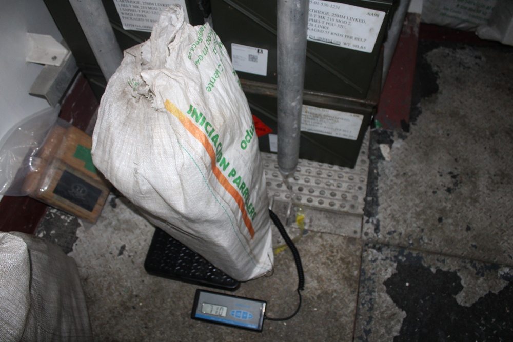 Coast Guard Cutter Diligence seizes more than 8,700 pounds of cocaine in the Caribbean Sea