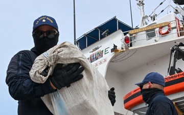 Coast Guard offloads nearly $65M in illicit narcotics interdicted in the Western Caribbean Sea
