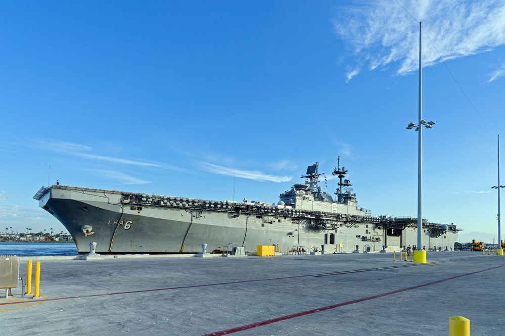 USS America (LHA 6) at Naval Weapons Station Seal Beach