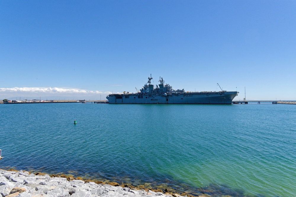 USS America (LHA 6) at Naval Weapons Station Seal Beach
