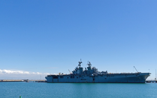 USS America (LHA 6) at Naval Weapons Station Seal Beach