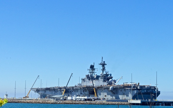 USS America (LHA 6) at Naval Weapons Station Seal Beach