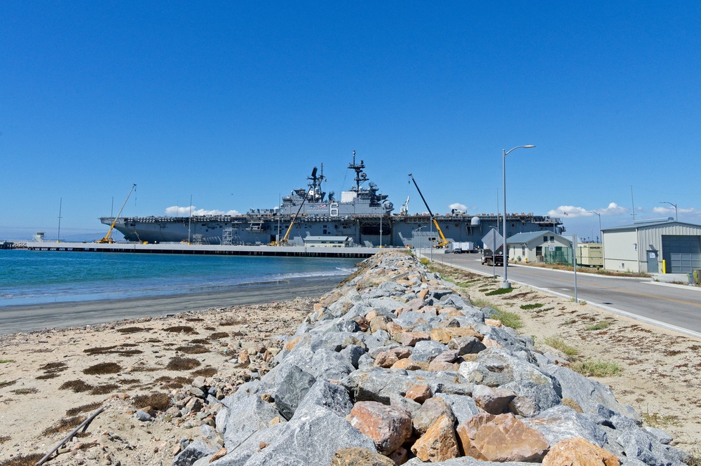 USS America (LHA 6) at Naval Weapons Station Seal Beach