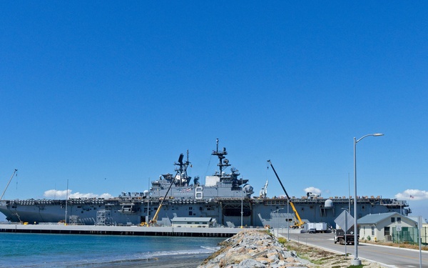 USS America (LHA 6) at Naval Weapons Station Seal Beach
