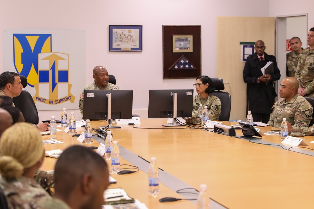 21st TSC Hosts NCOPD with AMC Senior Enlisted Advisor