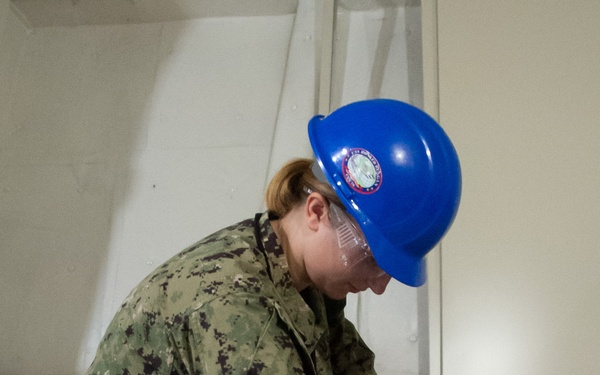 Ronald Reagan Sailors Conduct Berthing Rehabilitation