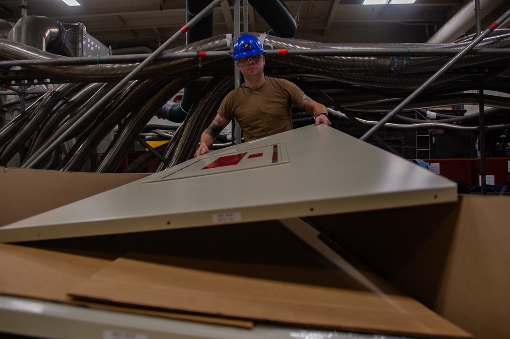 Ronald Reagan Sailors Conduct Berthing Rehabilitation