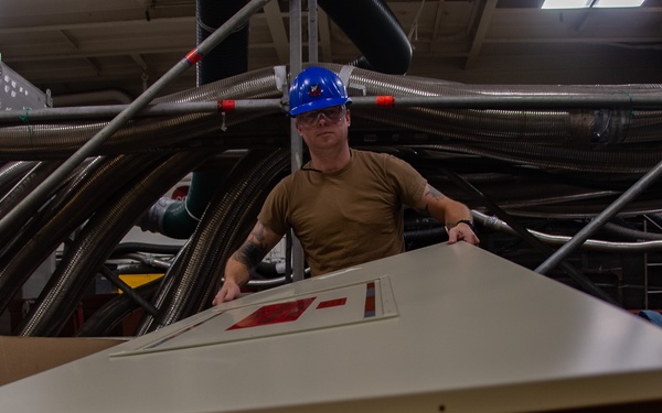 Ronald Reagan Sailors Conduct Berthing Rehabilitation