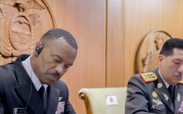 Adm. Holsey Visits Ecuador