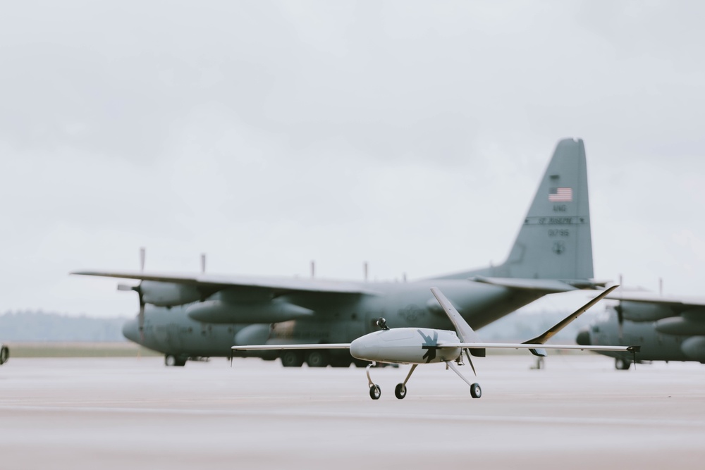 139th Airlift Wing participate in a drone exercise