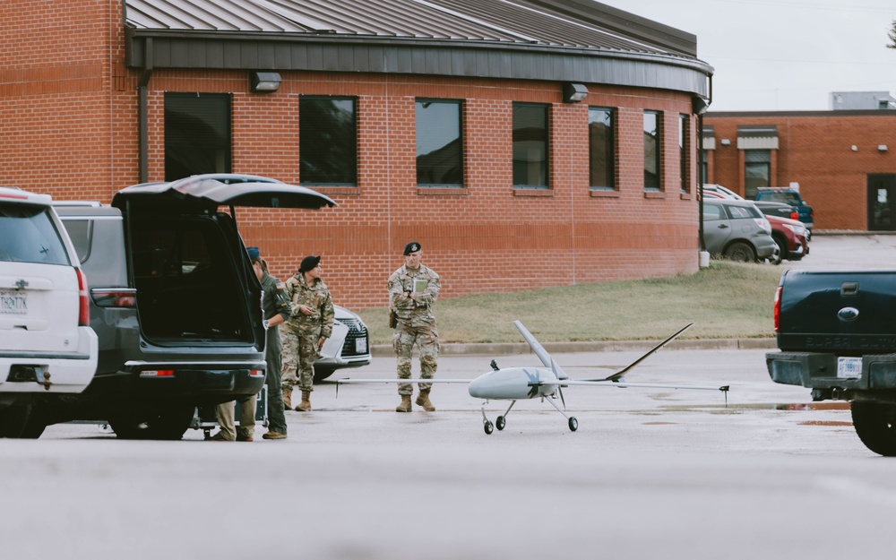 139th Airlift Wing participate in a drone exercise