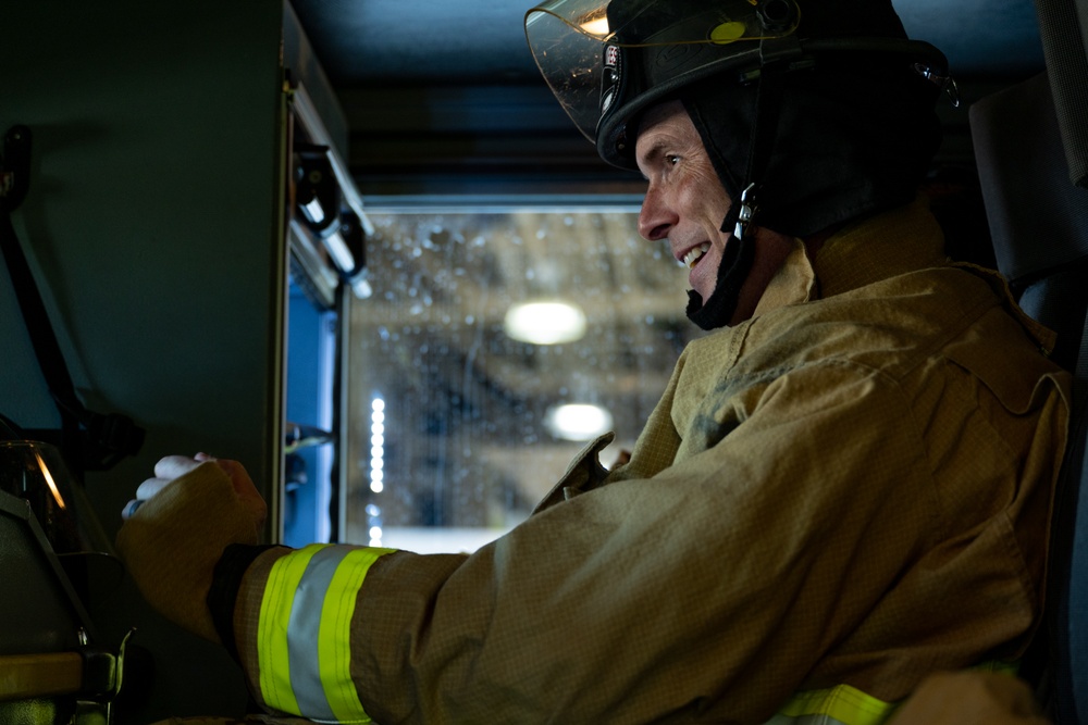Holloman Leadership Participates in Fire Station Hands on Holloman Event Holloman Leadership Participates in Fire Station Hands on Holloman Event
