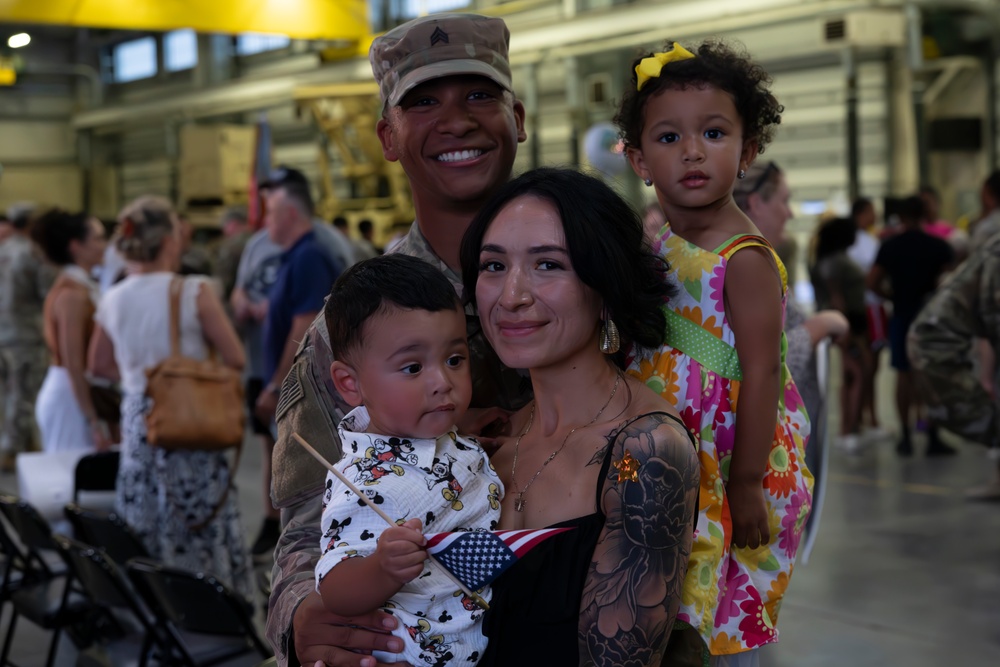 1-44 ADA Returns Home to Fort Hood after 2025 Deployment