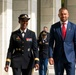 Washington Commanders participate in Army Honors Wreath Ceremony,  Sept. 23, 2025