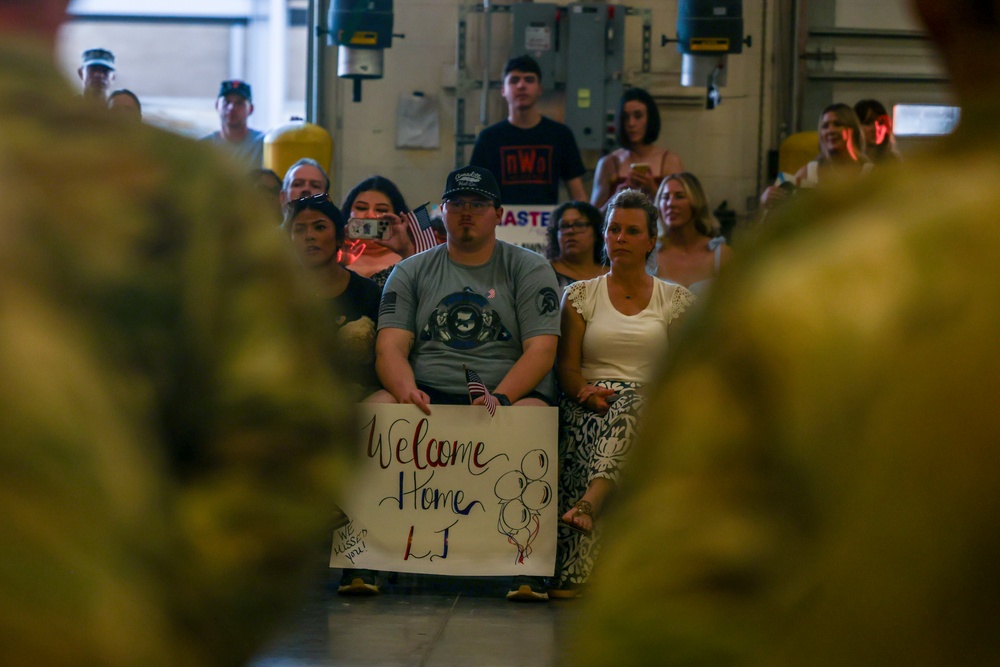 1-44 ADA Returns Home to Fort Hood after 2025 Deployment