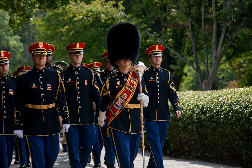 Washington Commanders participate in Army Honors Wreath Ceremony, Sept. 23, 2025