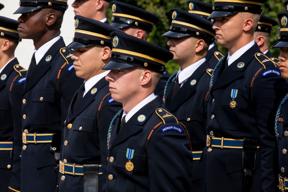 Washington Commanders participate in Army Honors Wreath Ceremony, Sept. 23, 2025