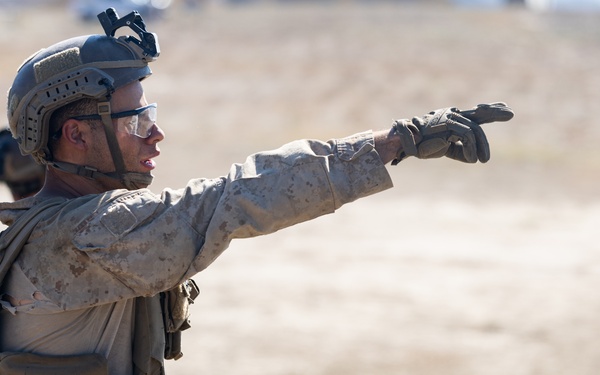 1st Bn., 11th Marines conduct direct fire artillery range