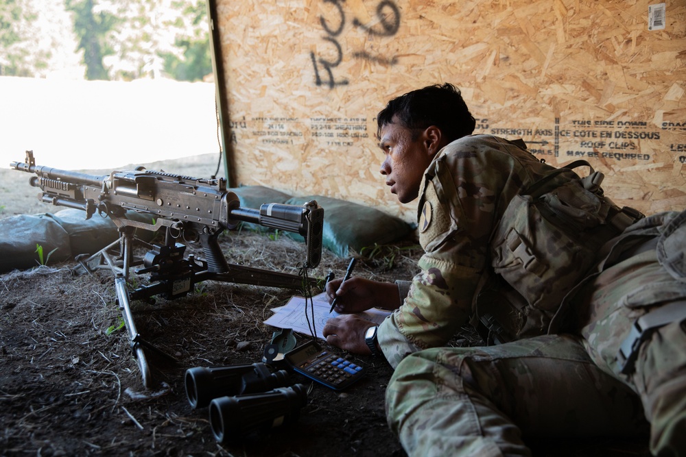 7th Infantry Division Soldiers participate in the Expert Infantry, Soldier and Medical Badge (E3B)