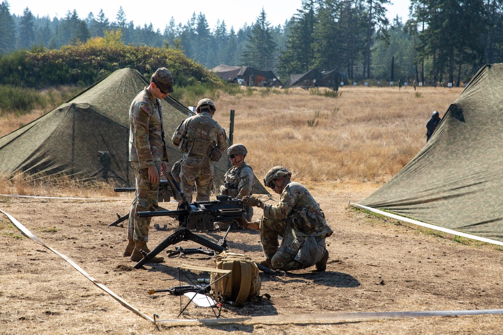 7th Infantry Division Soldiers participate in the Expert Infantry, Soldier and Medical Badge (E3B)
