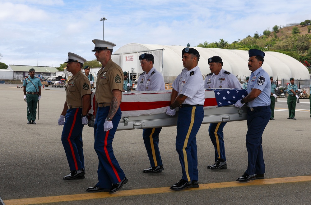 25-4 Papua New Guinea Repatriation Ceremony